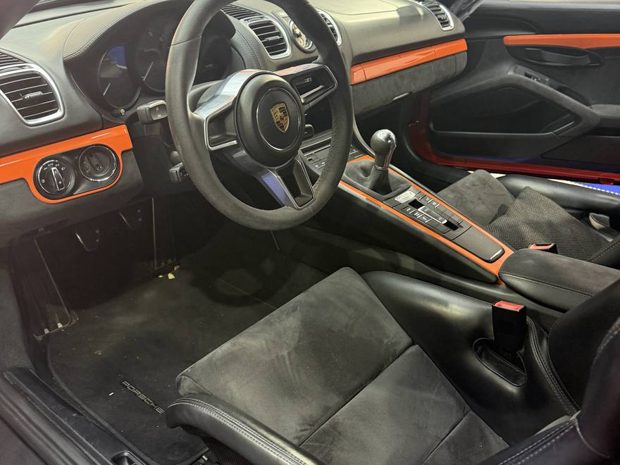 Porsche 718 Spyder, avant intervention