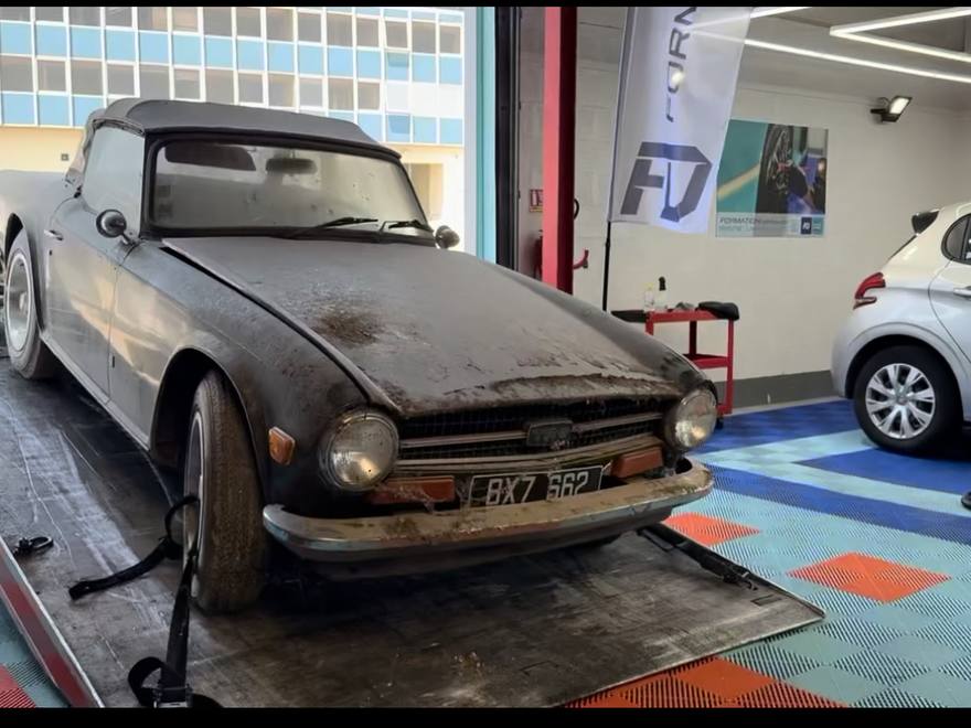 Triumph TR6, avant intervention