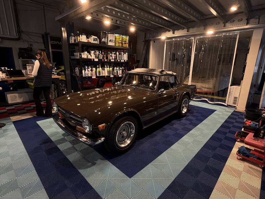 Triumph TR6, après intervention